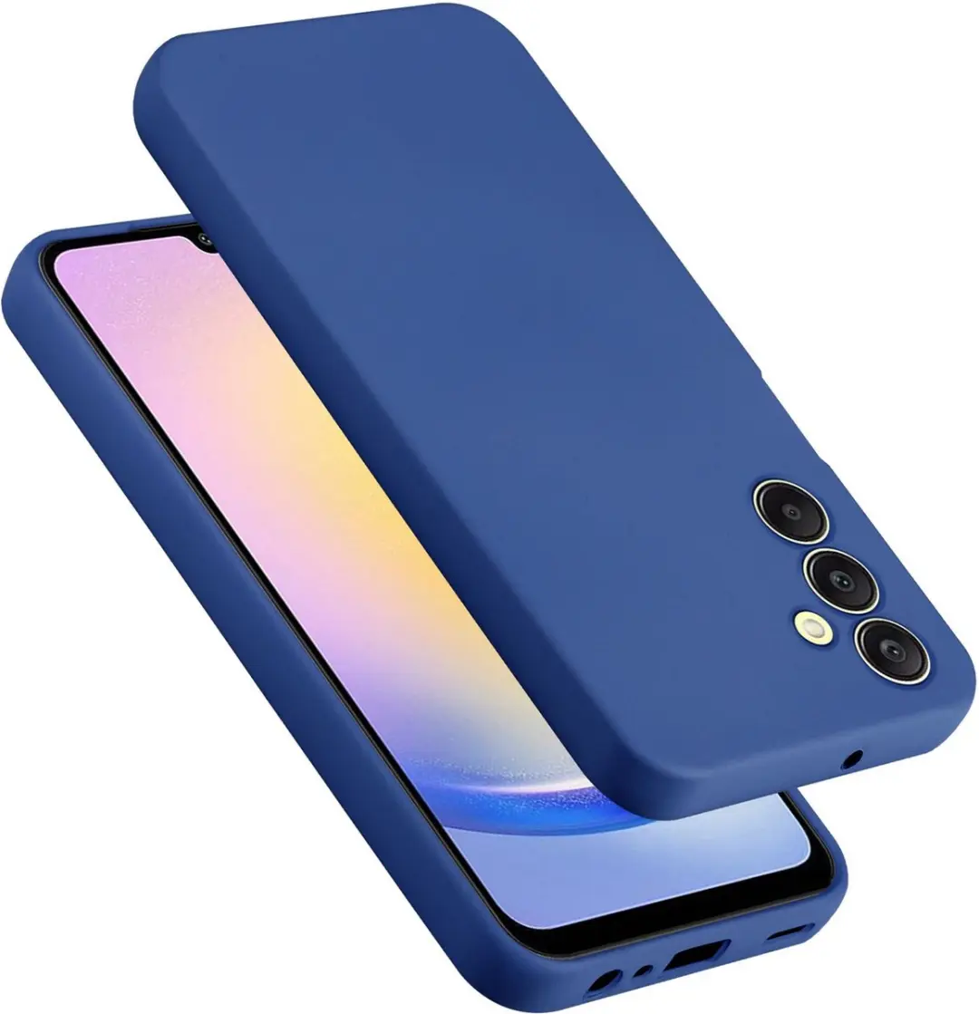Cadorabo Hoesje geschikt voor Samsung Galaxy A25 in LIQUID BLAUW