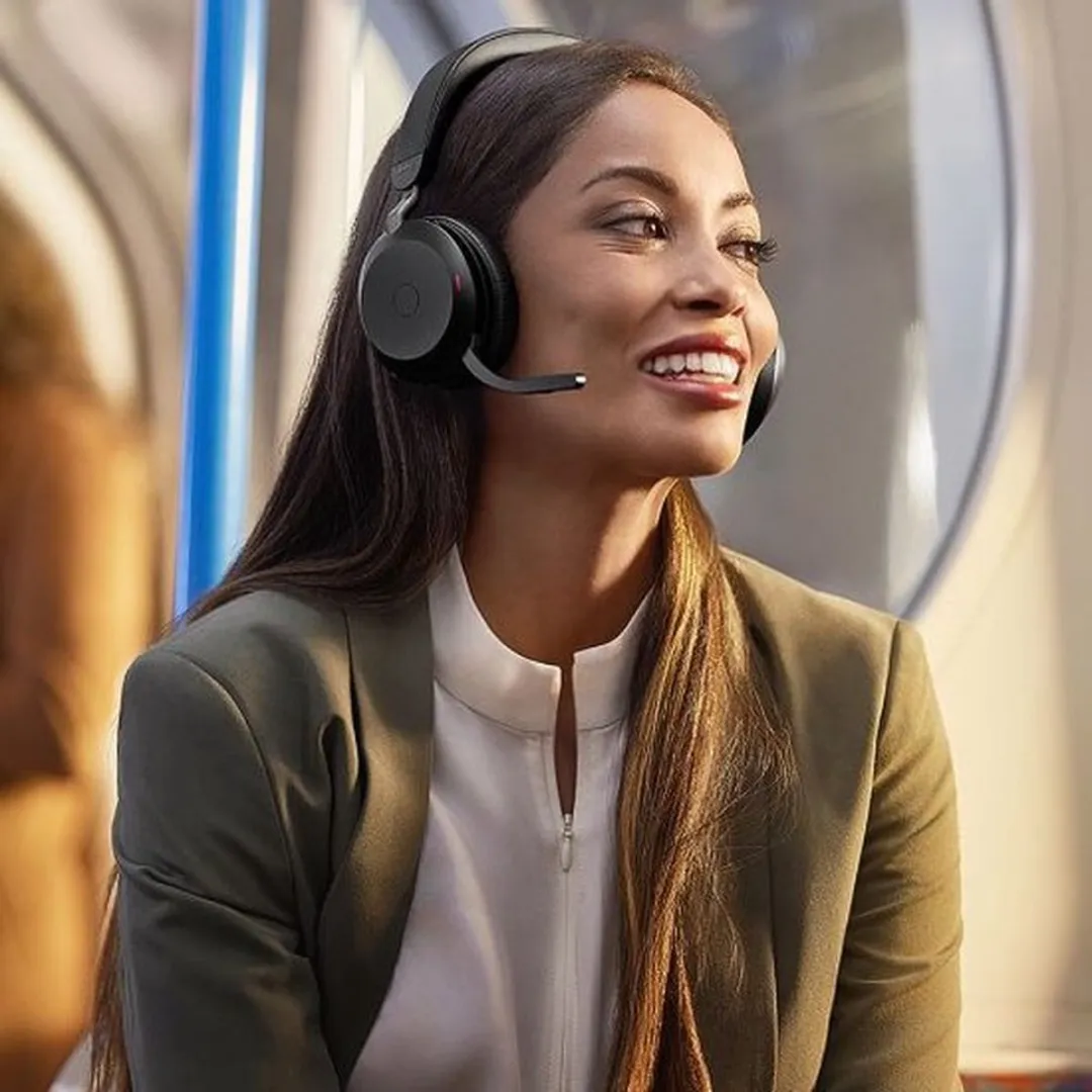 Jabra Evolve2 75 UC Draadloze Koptelefoon - Zilver - afbeelding 6 van 6