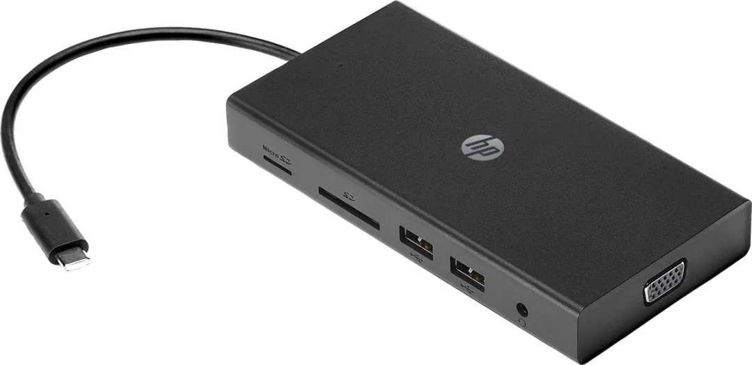 HP USB-C Reishub 1C1Y5AA#ABB - 4 Poorten - Zwart