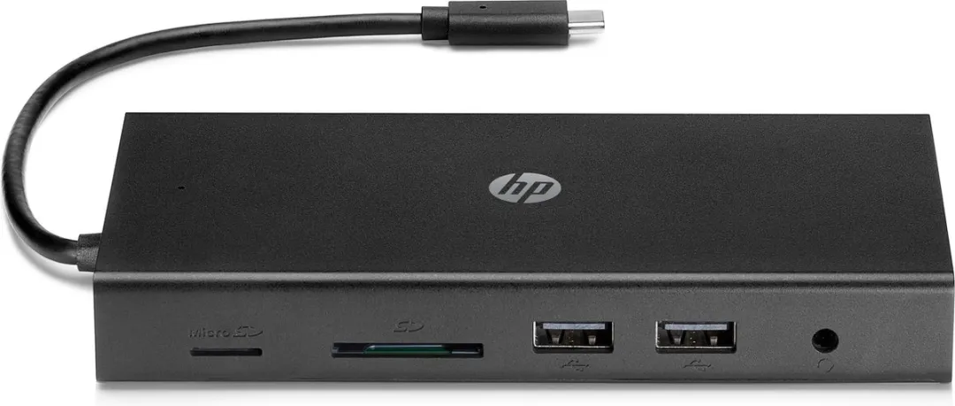 HP USB-C Reishub 1C1Y5AA#ABB - 4 Poorten - Zwart