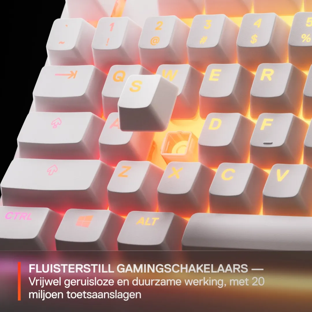 SteelSeries Apex 3 TKL 64819 Gaming Toetsenbord - Wit