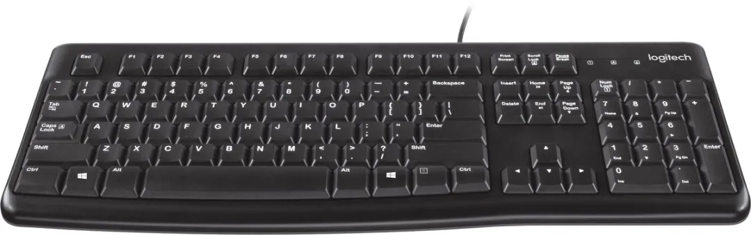 Logitech MK120 Bedraad Toetsenbord en Muis - Zwart