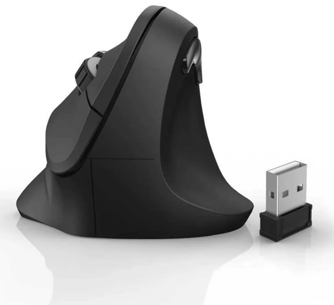 Hama EMW-500 Draadloze Ergonomische Muis - 6 Knoppen - Zwart