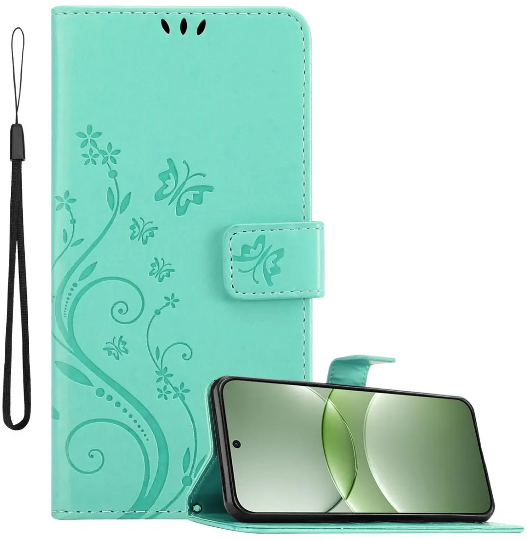 Cadorabo Hoesje geschikt voor Huawei Nova 13 in BLOEMEN TURKOOIS