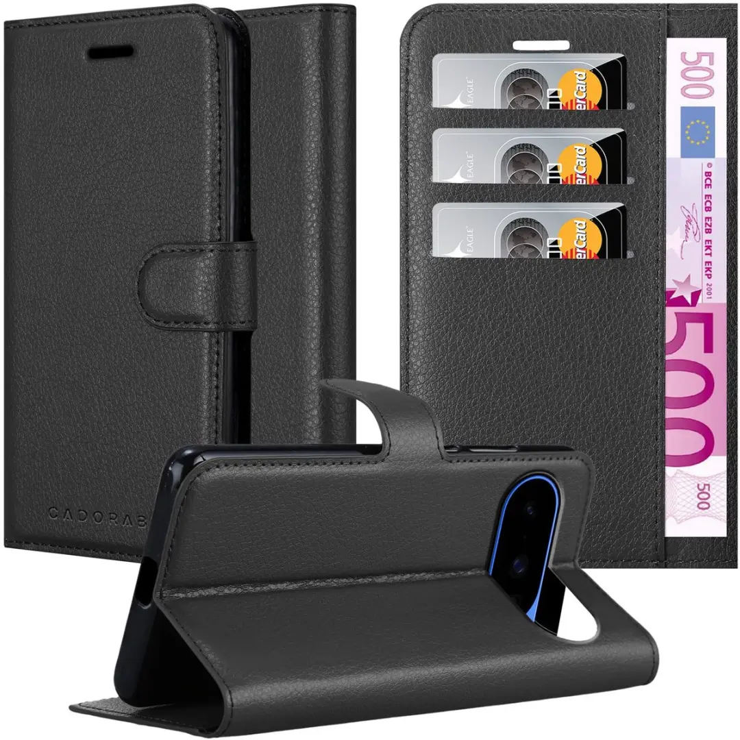 Cadorabo Hoesje geschikt voor Google pixel 10 pro Case in Fantoomzwart Beschermh