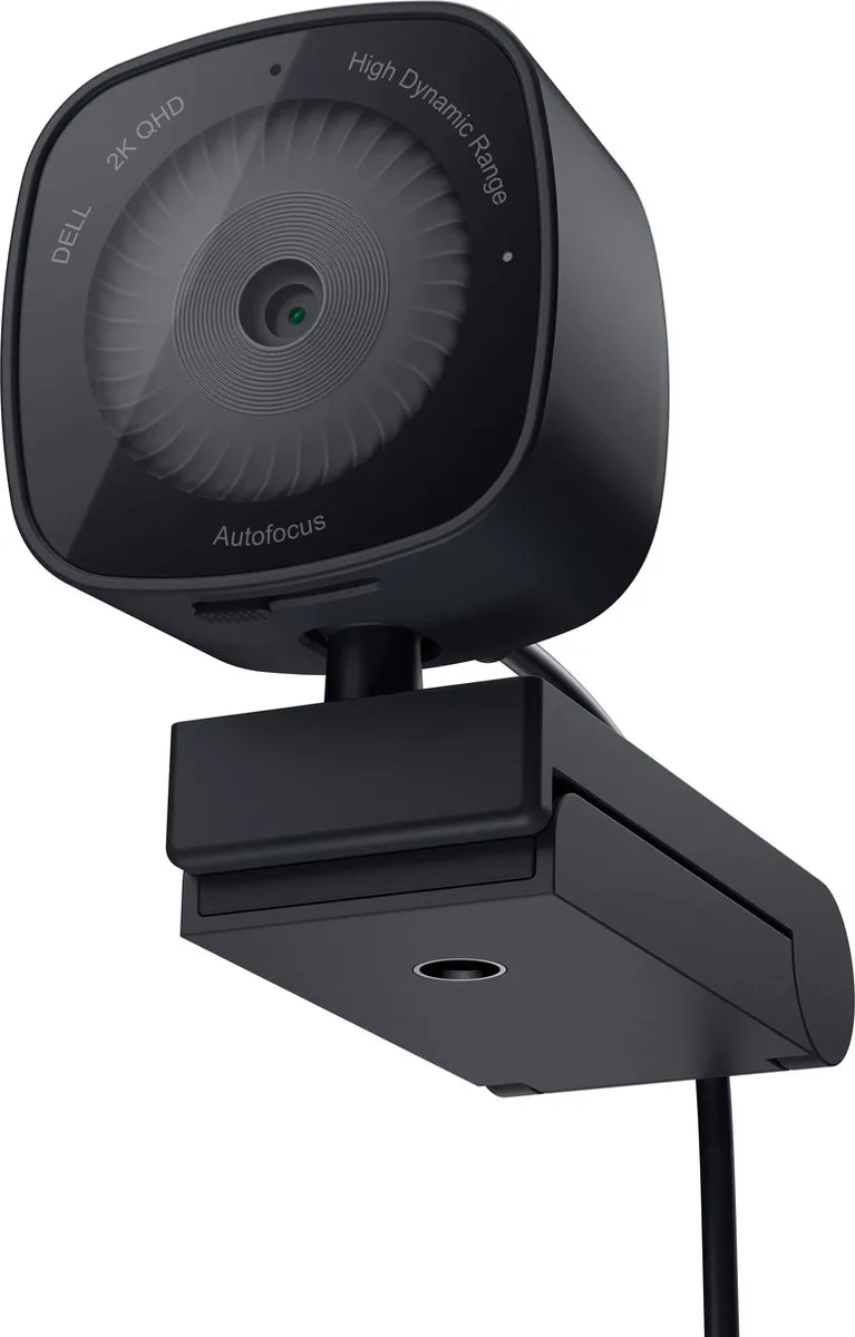 Dell WB3023-DEMEA Webcam - 2K QHD - Zwart