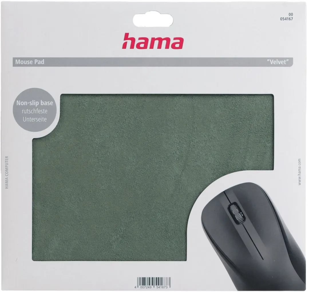 Hama Velvet Muismat Olijf-groen