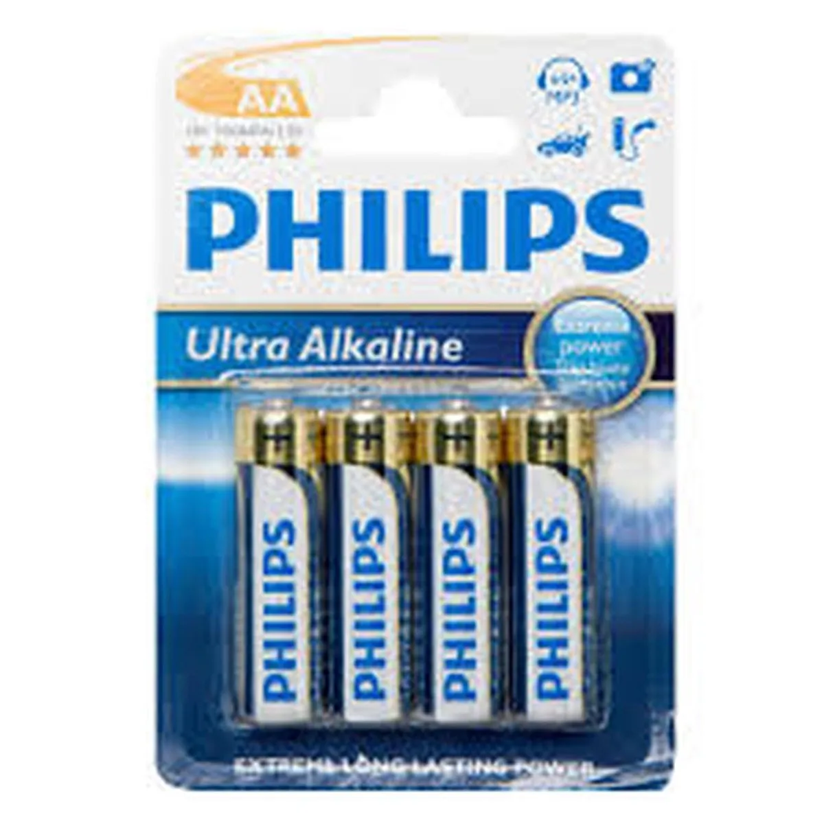 Philips Ultra Alkaline AA LR6E4B/10 - 4 Stuks