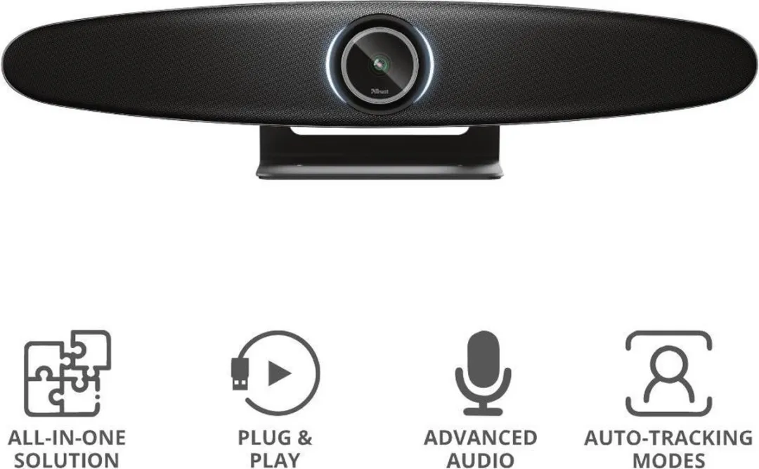 Trust Iris 24073 Conference Camera 4K - Zwart