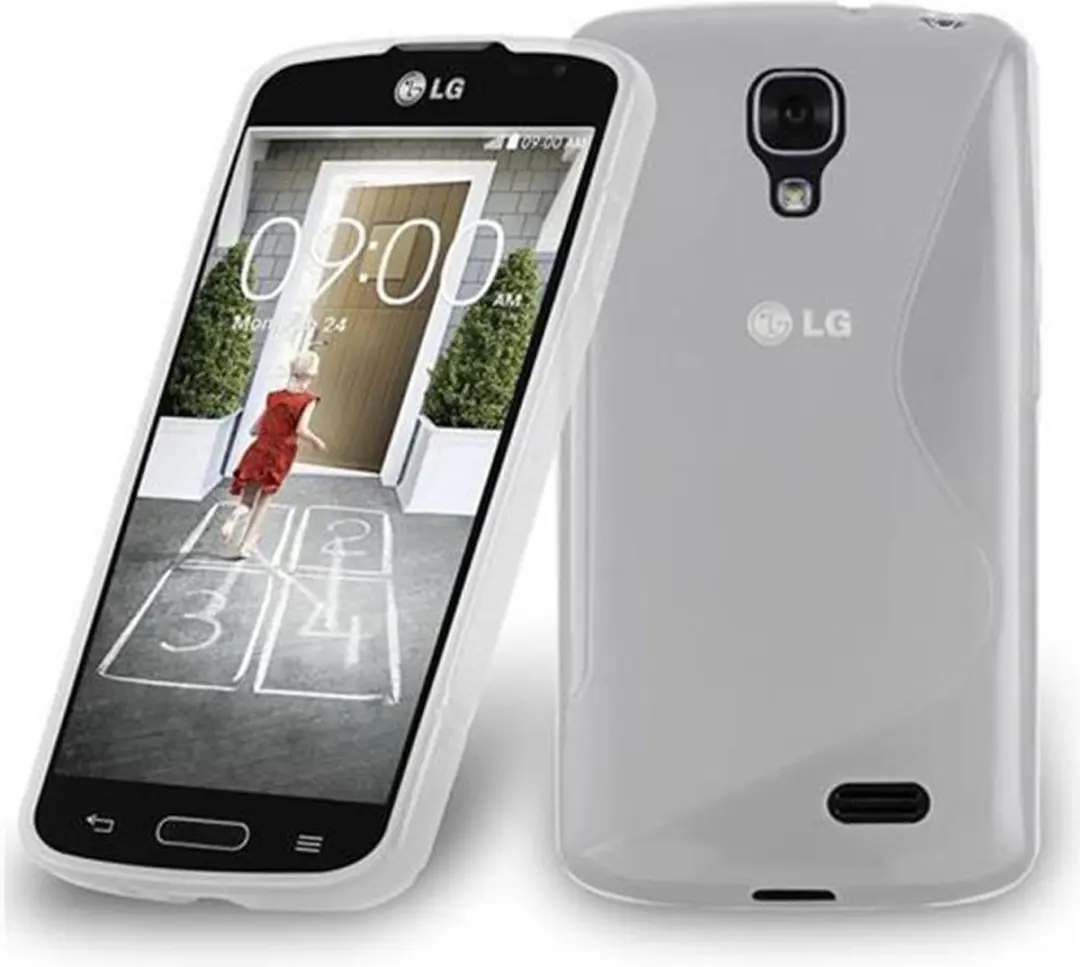 Cadorabo Hoesje geschikt voor LG F70 in SEMI-TRANSPARANT