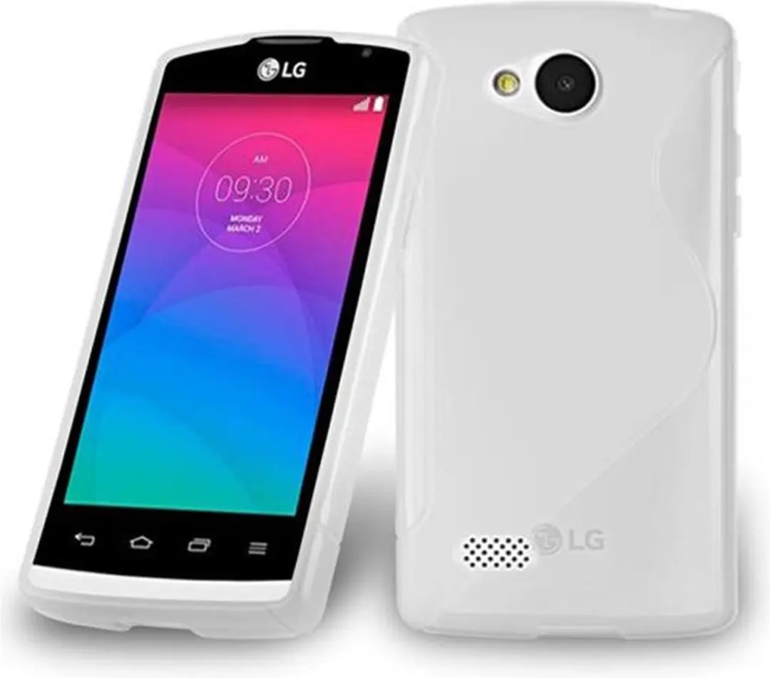 Cadorabo Hoesje geschikt voor LG JOY in SEMI-TRANSPARANT - Beschermhoes gemaakt van flexibel TPU silicone Case Cover