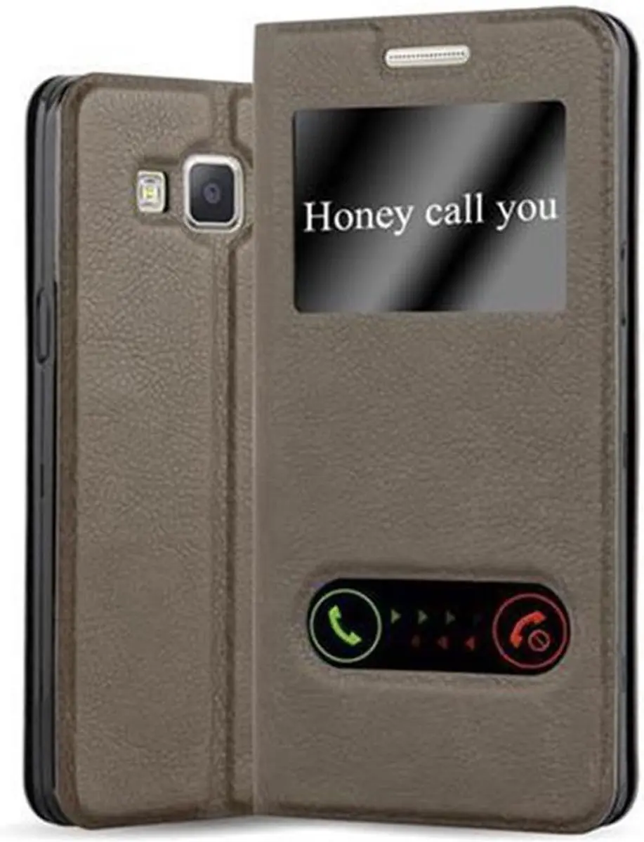 Cadorabo Hoesje geschikt voor Samsung Galaxy A5 2015 in STEEN BRUIN
