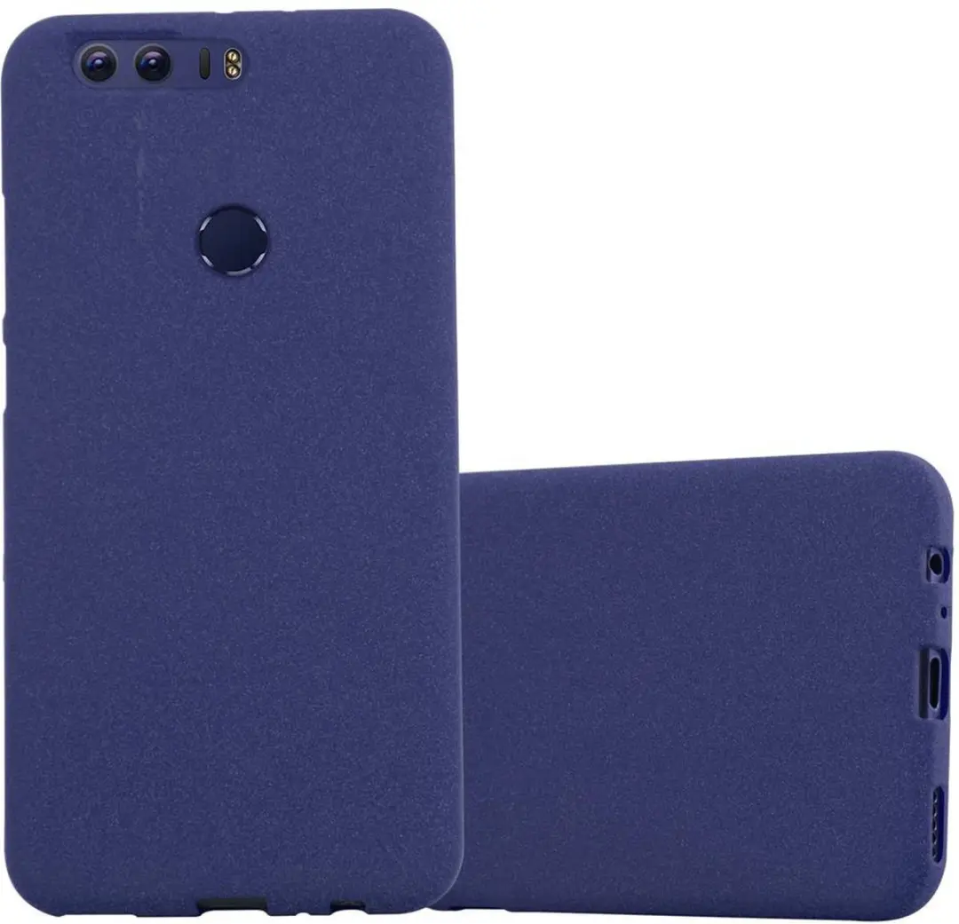 Cadorabo Hoesje geschikt voor Honor 8 / 8 PREMIUM in FROST DONKER BLAUW