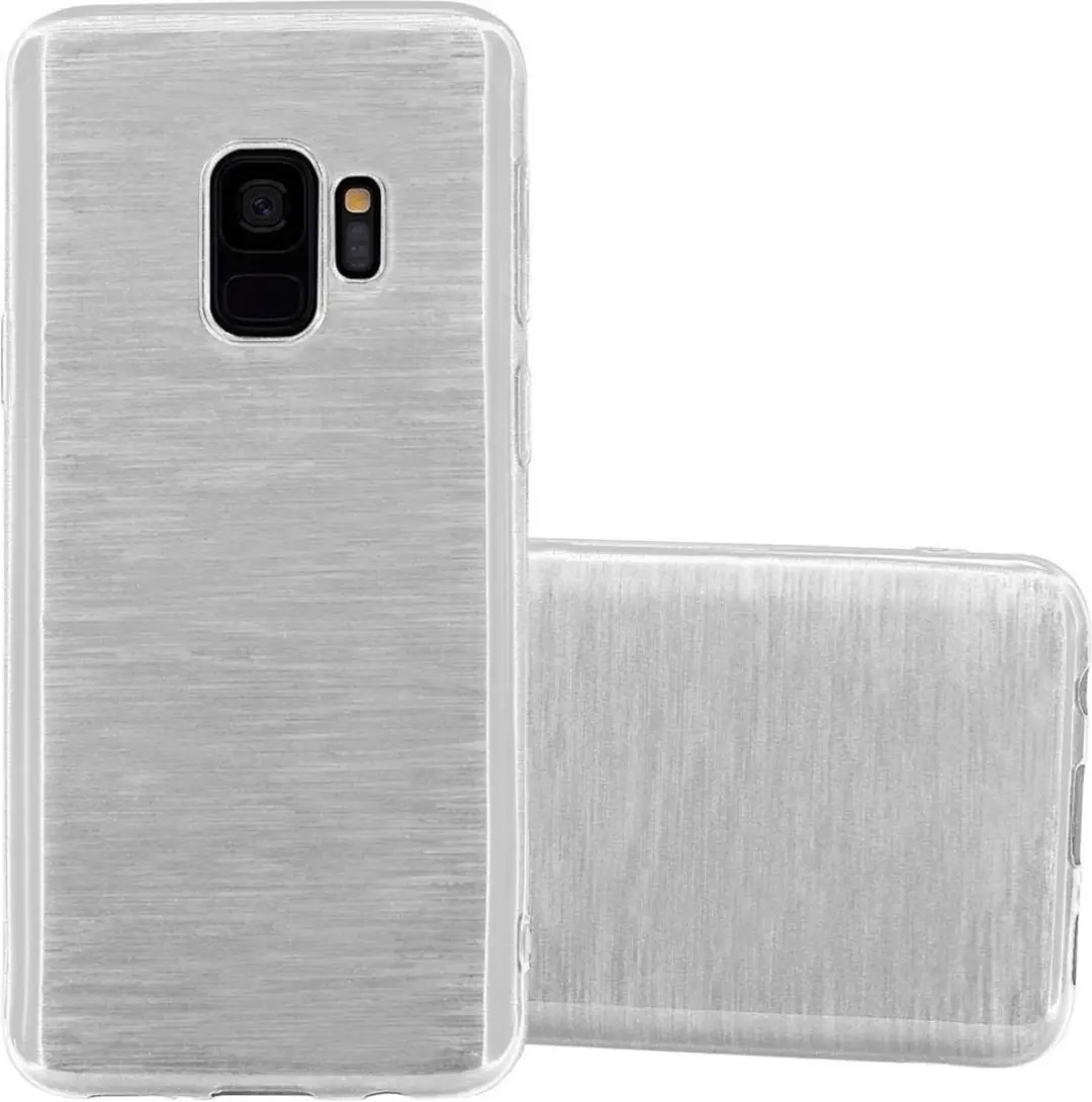 Cadorabo Hoesje geschikt voor Samsung Galaxy S9 in ZILVER