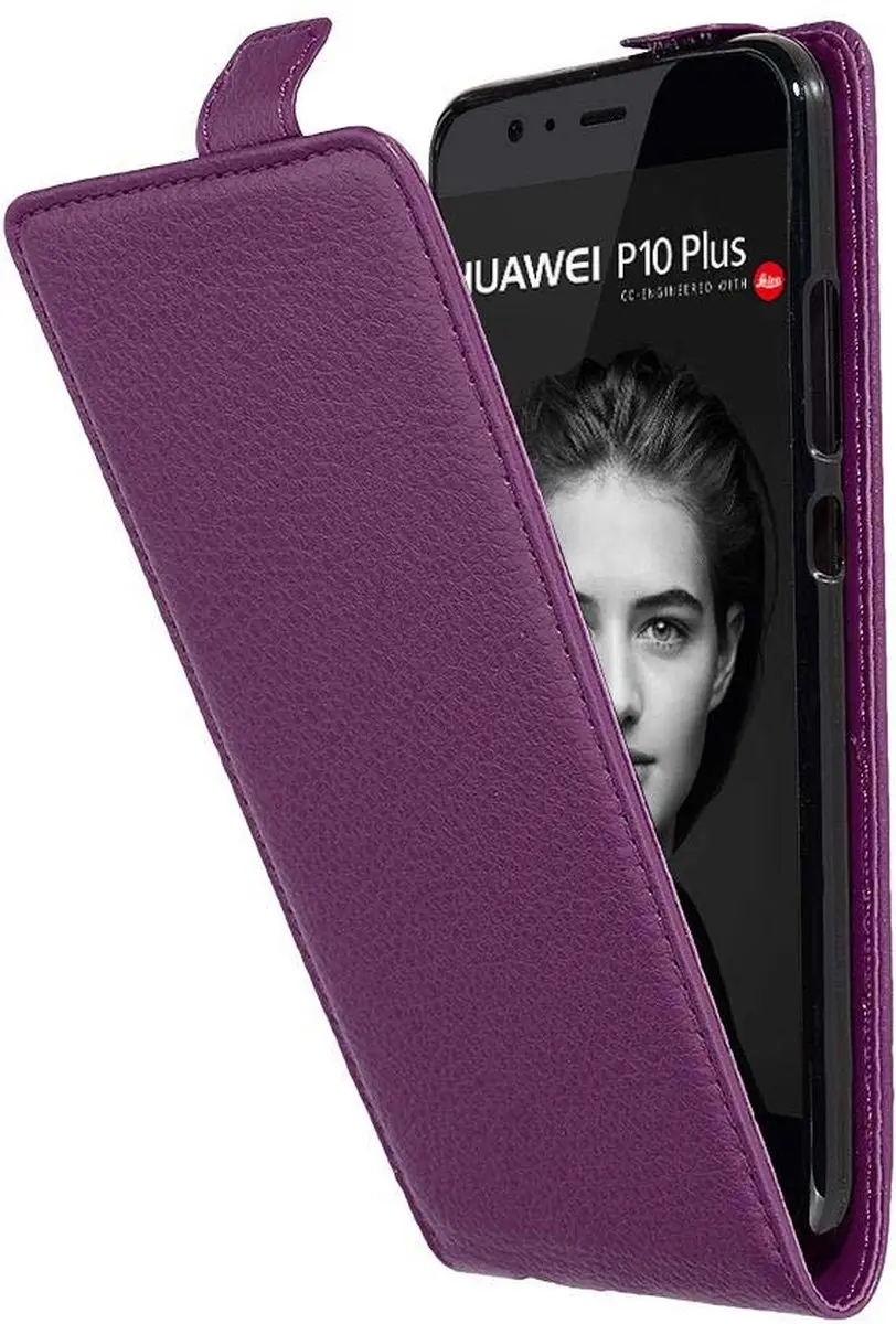 Cadorabo Hoesje geschikt voor Huawei P10 PLUS in BORDEAUX PAARS