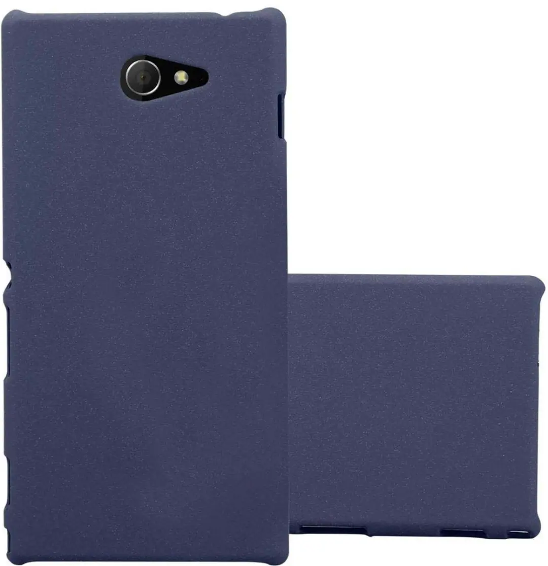Cadorabo Hoesje geschikt voor Sony Xperia M2 / M2 AQUA in FROSTY BLAUW