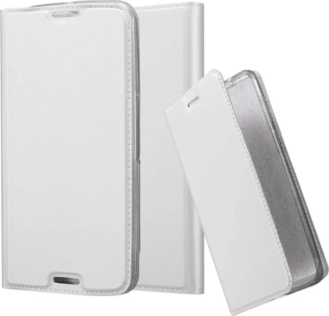 Cadorabo Hoesje geschikt voor Motorola Google NEXUS 6 in CLASSY ZILVER