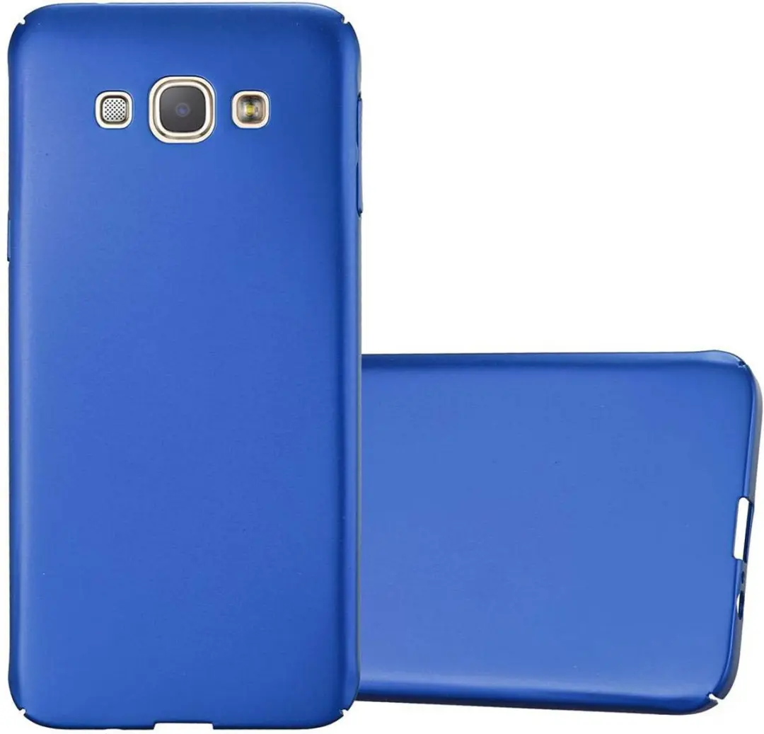 Cadorabo Hoesje geschikt voor Samsung Galaxy A8 2015 in METAAL BLAUW