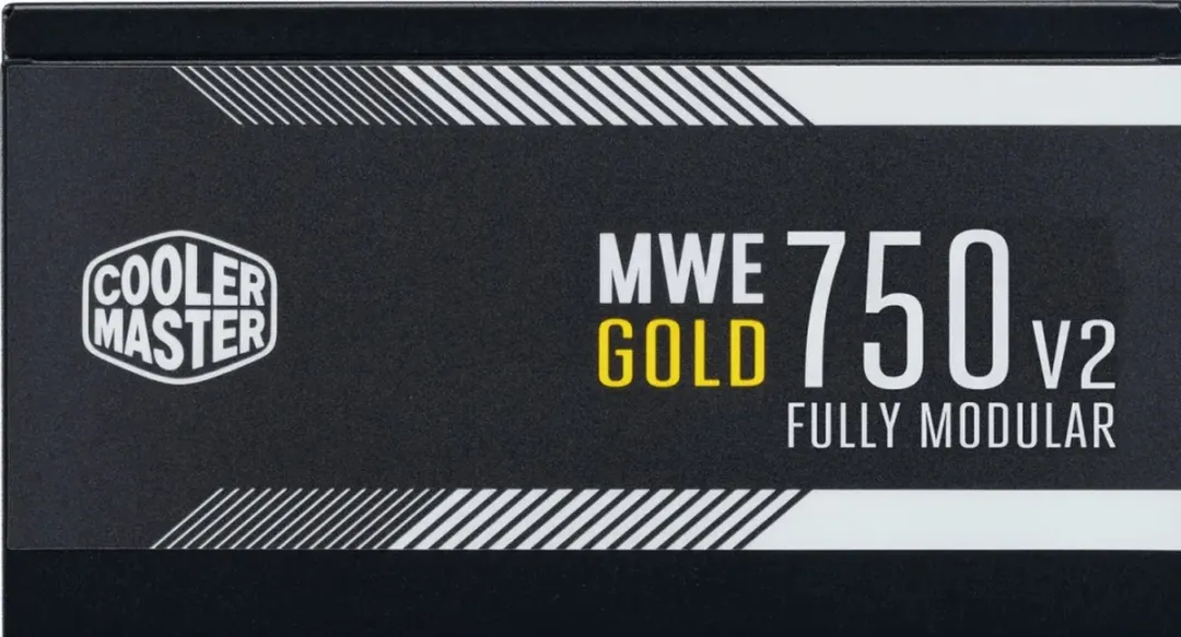 Cooler Master MWE Gold 750 V2 Voeding 750W - Modulair - Zwart