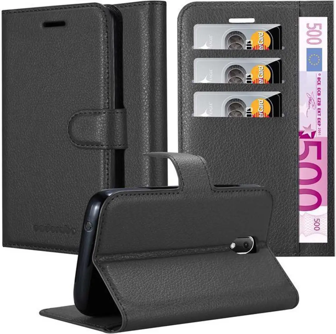 Cadorabo Hoesje geschikt voor WIKO SUNNY 3 MINI in PHANTOM ZWART