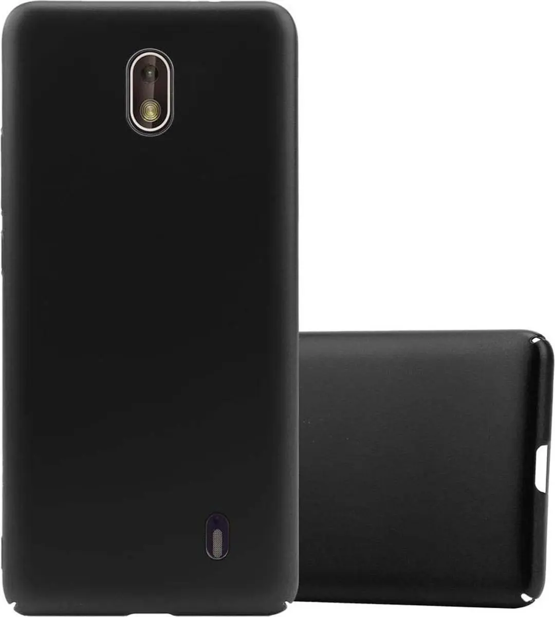 Cadorabo Hoesje geschikt voor Nokia 1 2018 in METAAL ZWART