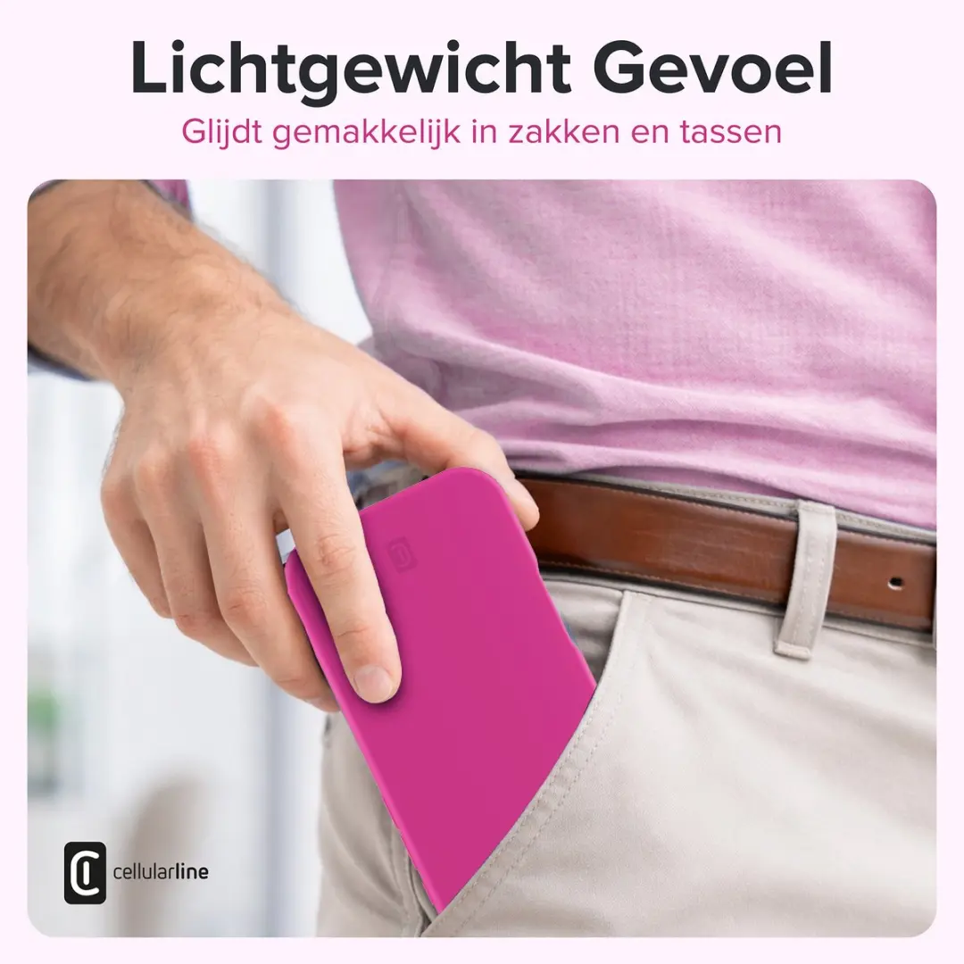 Cellularline Sensation SENSATIONIPH17P Hoesje - Roze - afbeelding 3 van 6