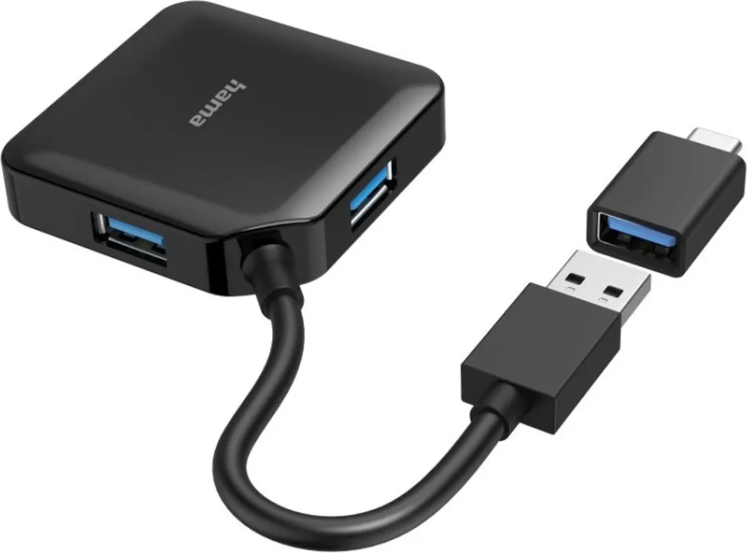 Hama USB Hub 00200116 - 1 Poort - Zwart