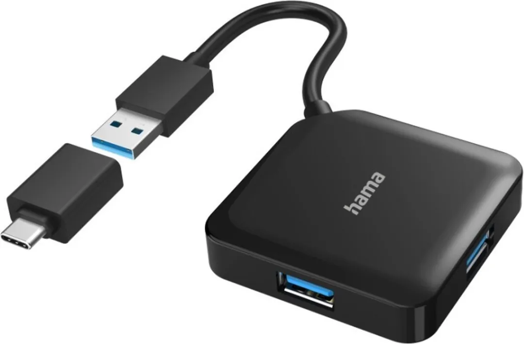 Hama USB Hub 00200116 - 1 Poort - Zwart