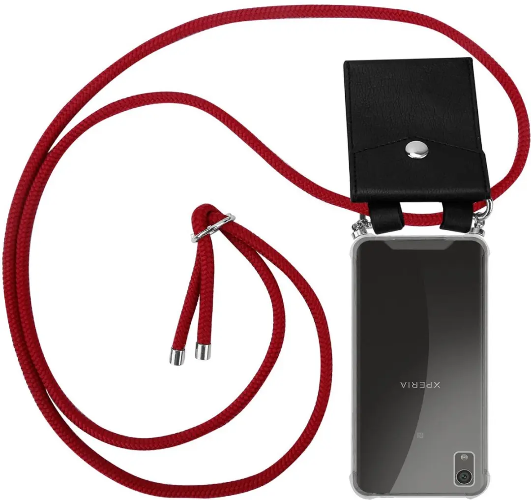 Cadorabo Hoesje geschikt voor Sony Xperia XA1 PLUS in ROBIJN ROOD
