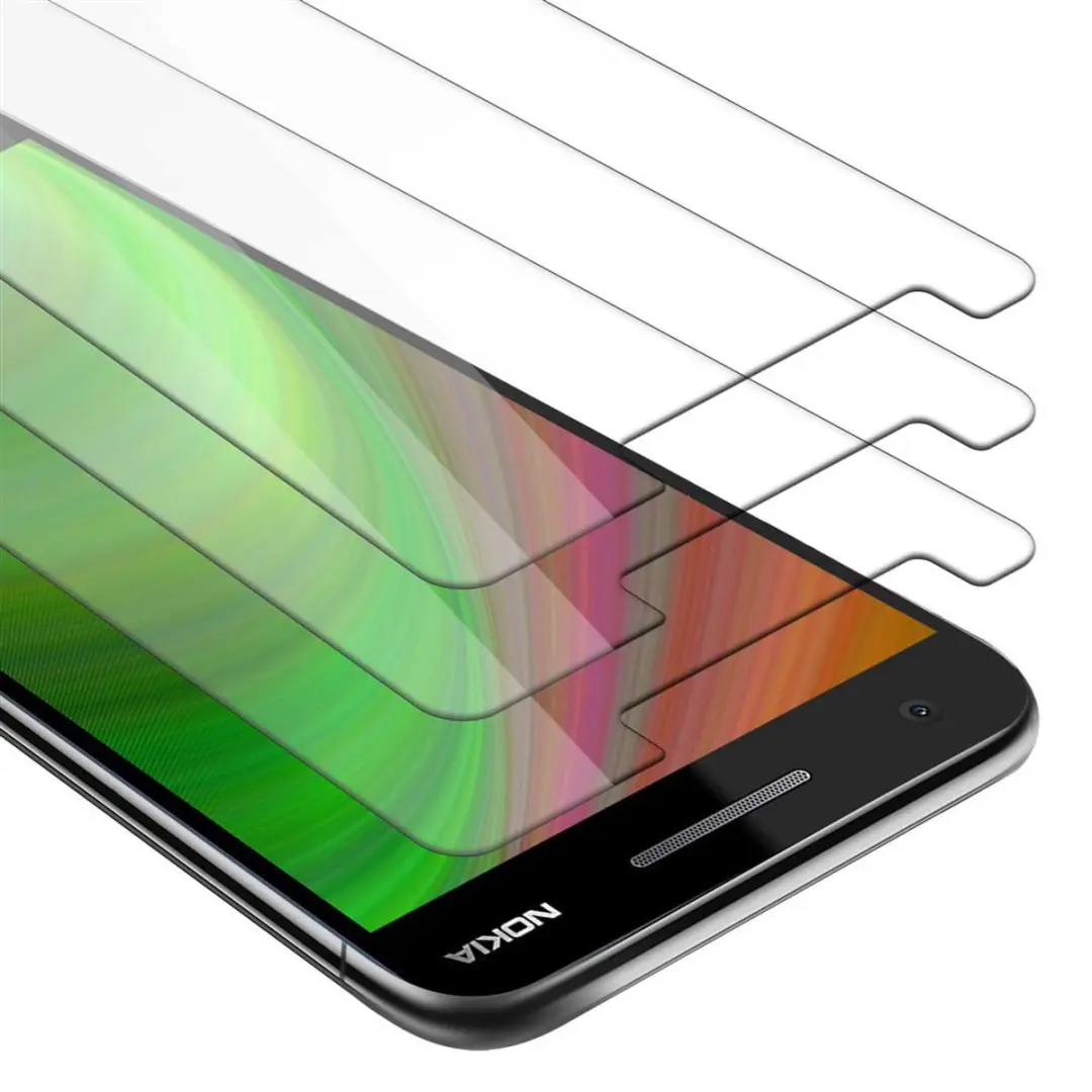 Cadorabo 3x Screenprotector geschikt voor Nokia 2.1
