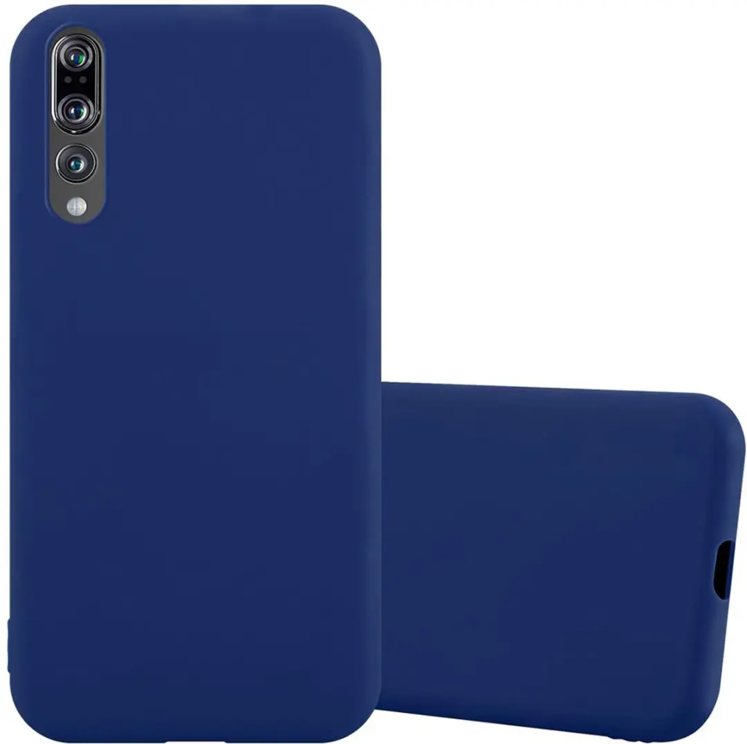 Cadorabo Hoesje geschikt voor Huawei P20 PRO / P20 PLUS in CANDY DONKER BLAUW