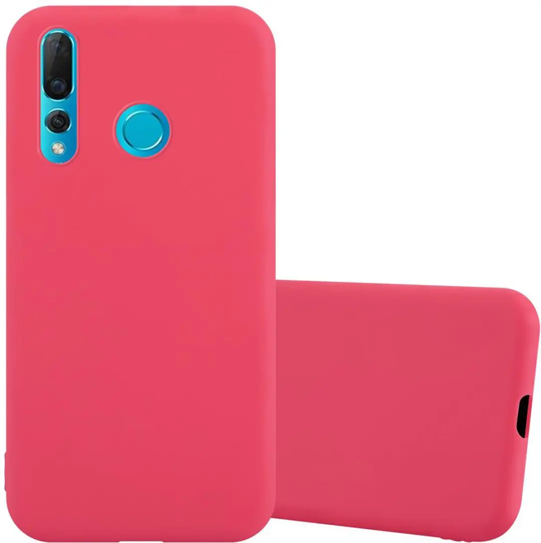 Cadorabo Hoesje geschikt voor Huawei NOVA 4 in CANDY ROOD