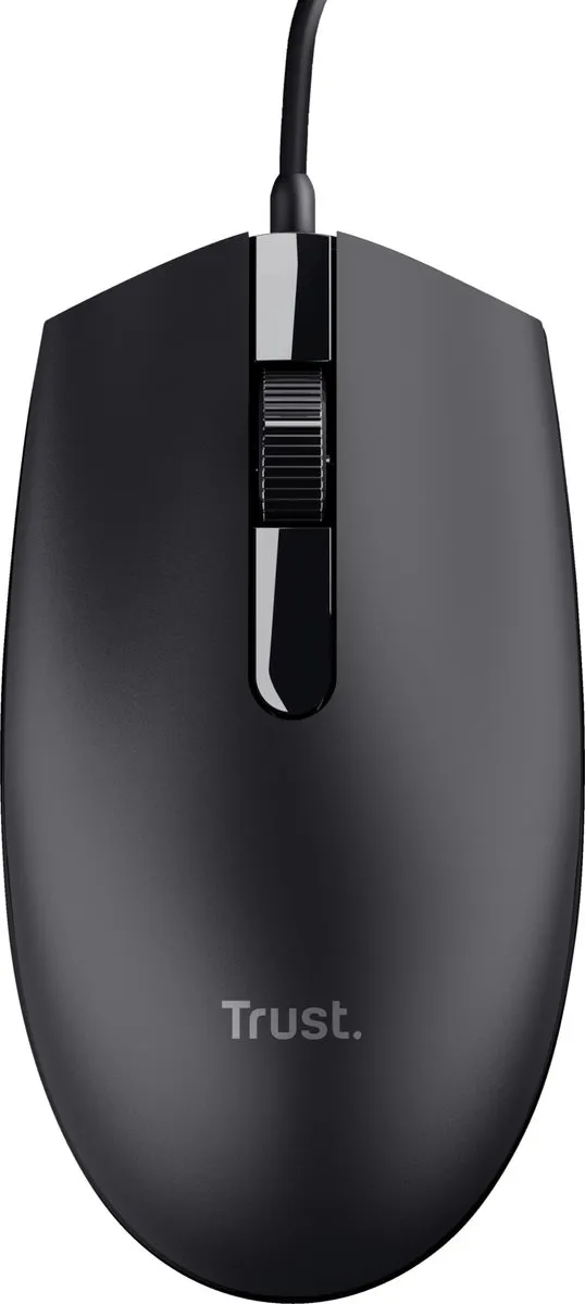 Trust Basi Bedrade Optische Muis 24271 - 1200 DPI - Zwart