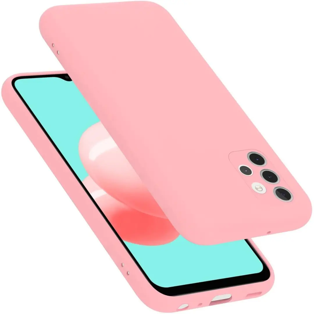 Cadorabo Hoesje geschikt voor Samsung Galaxy A32 4G in LIQUID ROZE