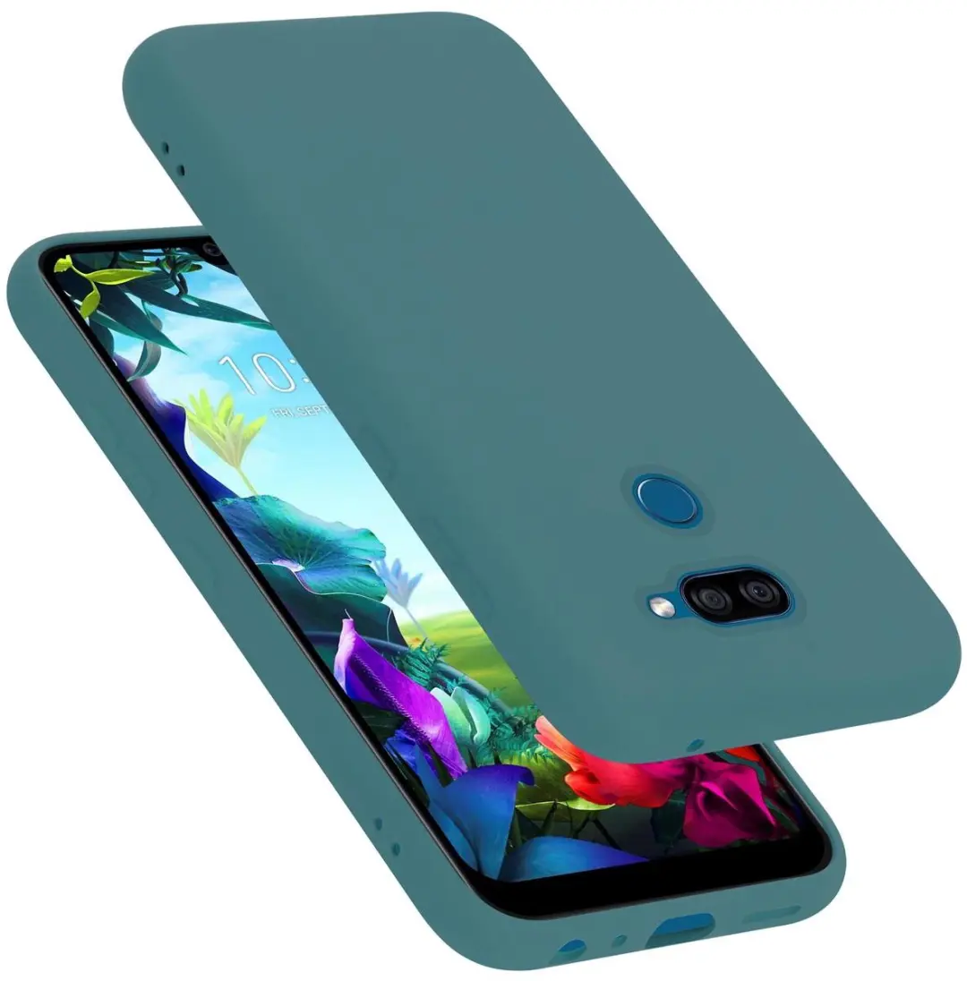 Cadorabo Hoesje geschikt voor LG K40S in LIQUID GROEN