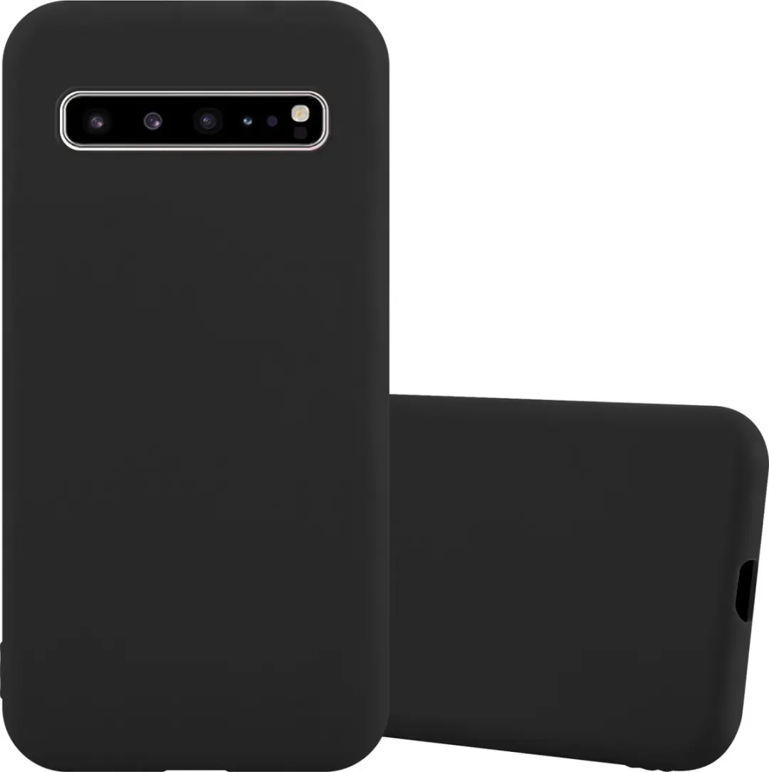 Cadorabo Hoesje geschikt voor Samsung Galaxy S10 5G in CANDY ZWART
