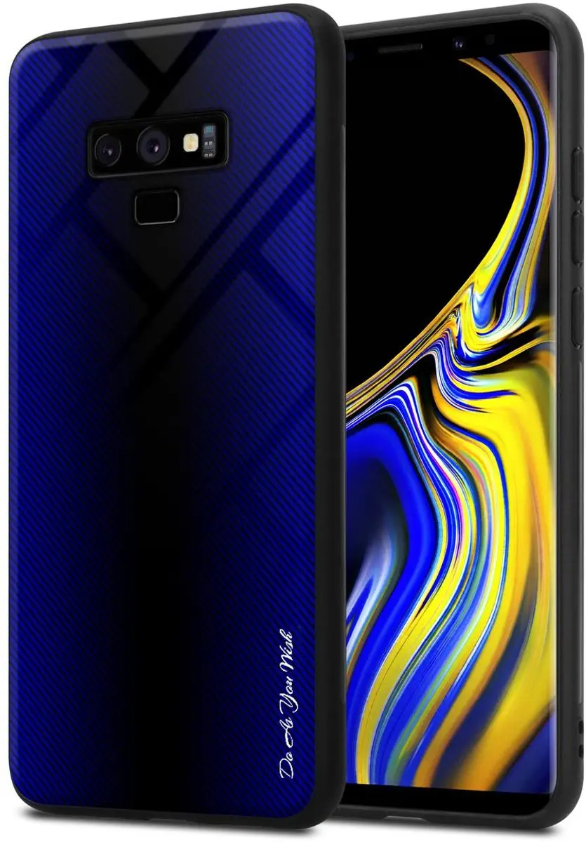 Cadorabo Hoesje geschikt voor Samsung Galaxy NOTE 9 in KOBALT PAARS