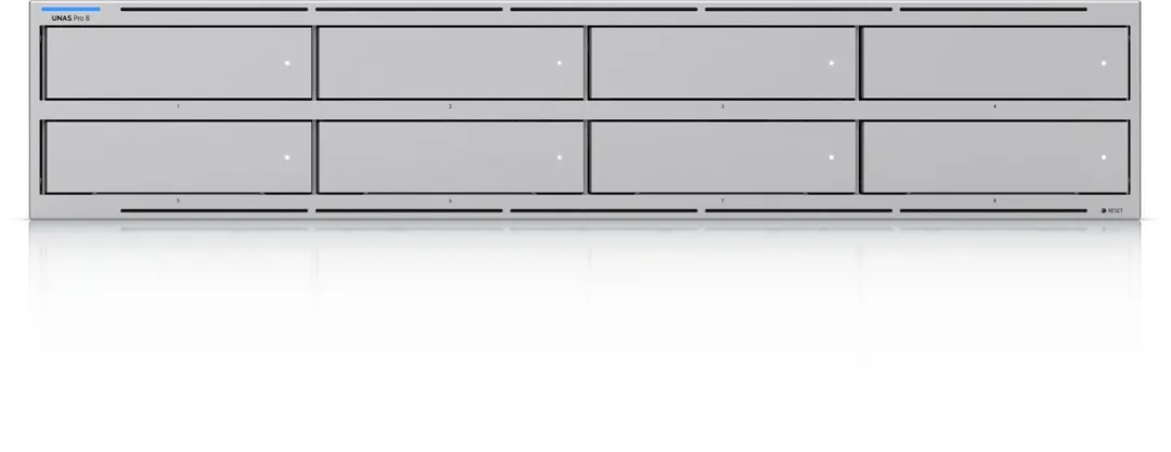 Ubiquiti UNAS-PRO-8 NAS Server - 8 Sloten - Grijs