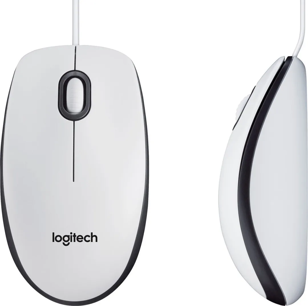 Logitech M100 Muis - 1000 DPI - Wit
