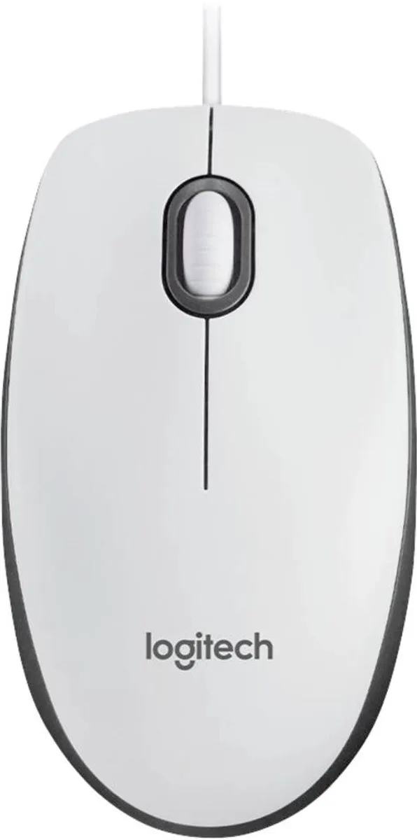 Logitech M100 Muis - 1000 DPI - Wit