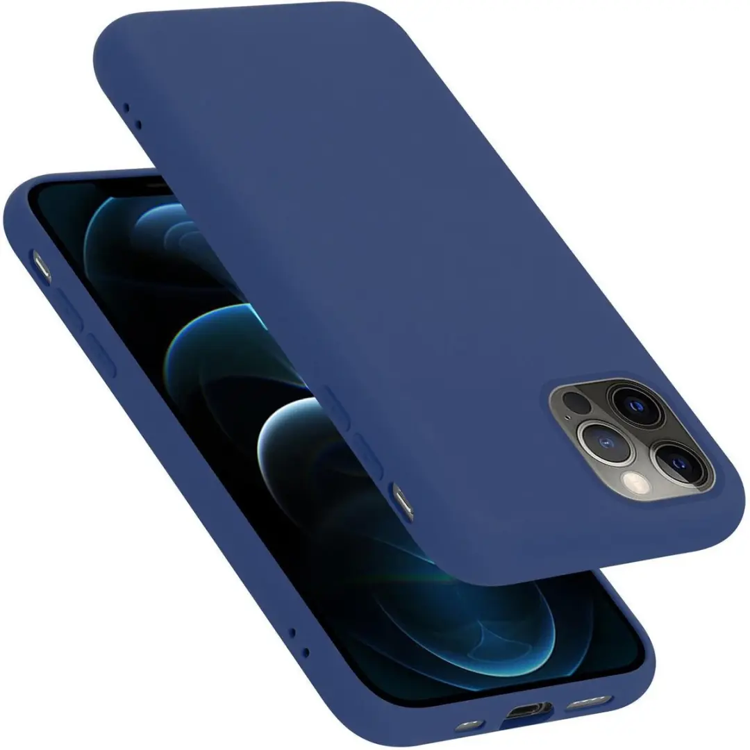 Cadorabo Hoesje geschikt voor Apple iPhone 13 PRO in LIQUID BLAUW