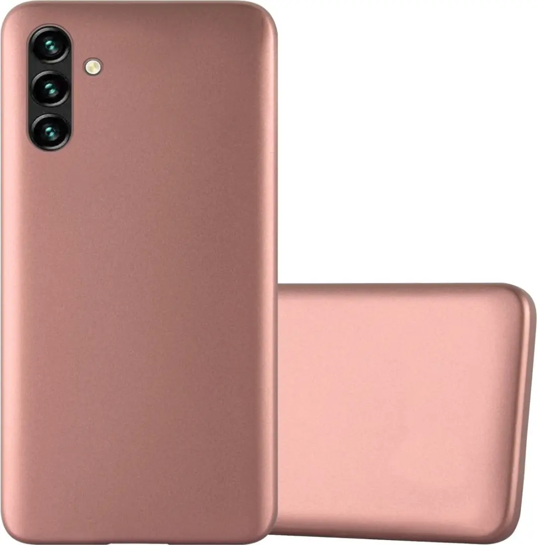 Cadorabo Hoesje geschikt voor Samsung Galaxy A13 5G in METALLIC ROSE GOUD