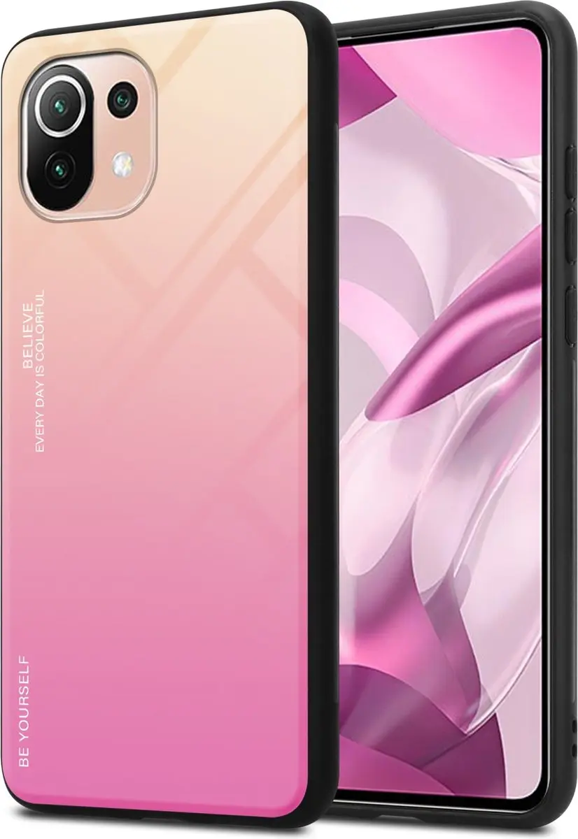 Cadorabo Hoesje geschikt voor Xiaomi Mi 11 LITE (4G / 5G) / 11 LITE NE in GEEL