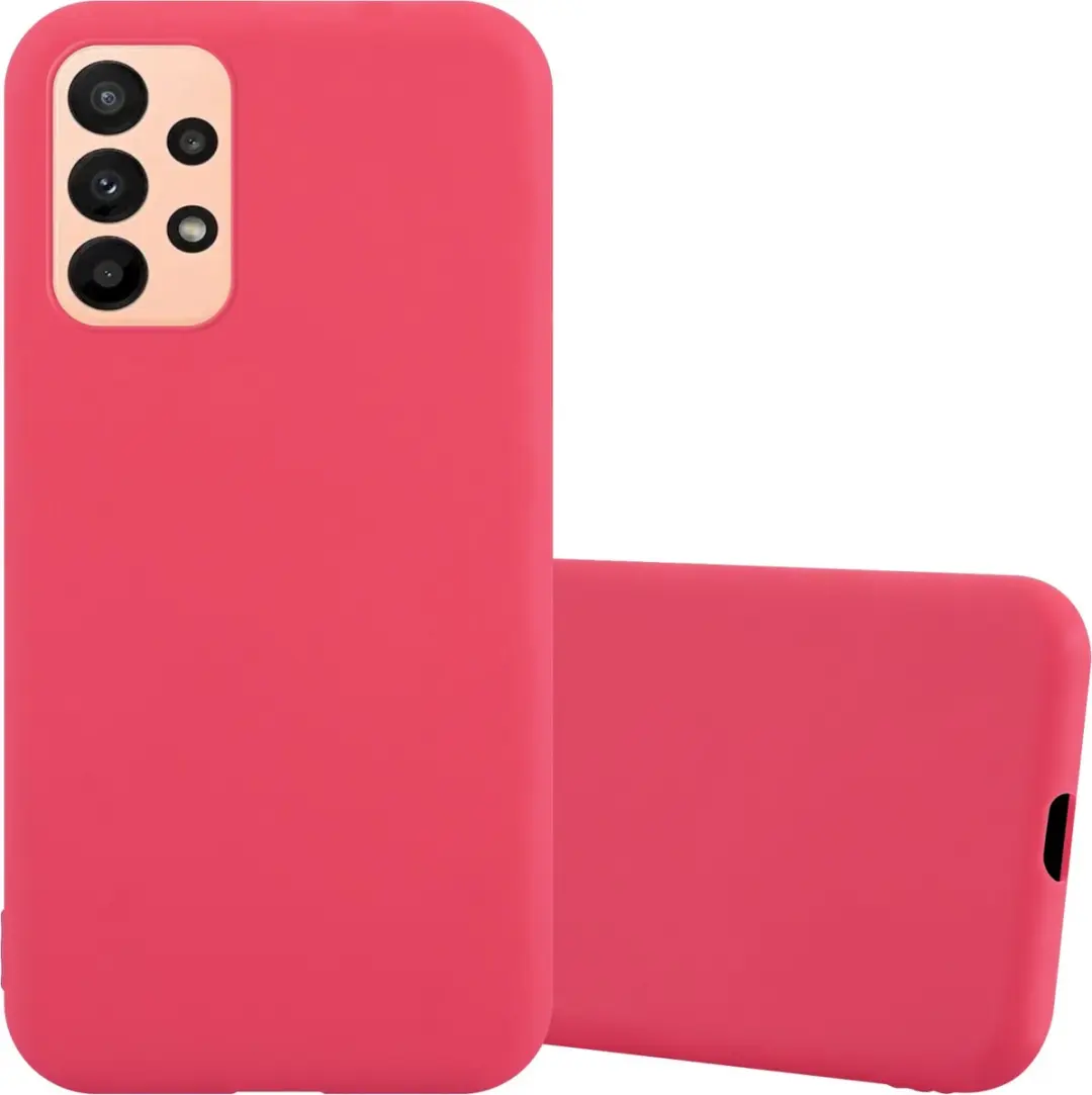 Cadorabo Hoesje geschikt voor Samsung Galaxy A23 4G in CANDY ROOD