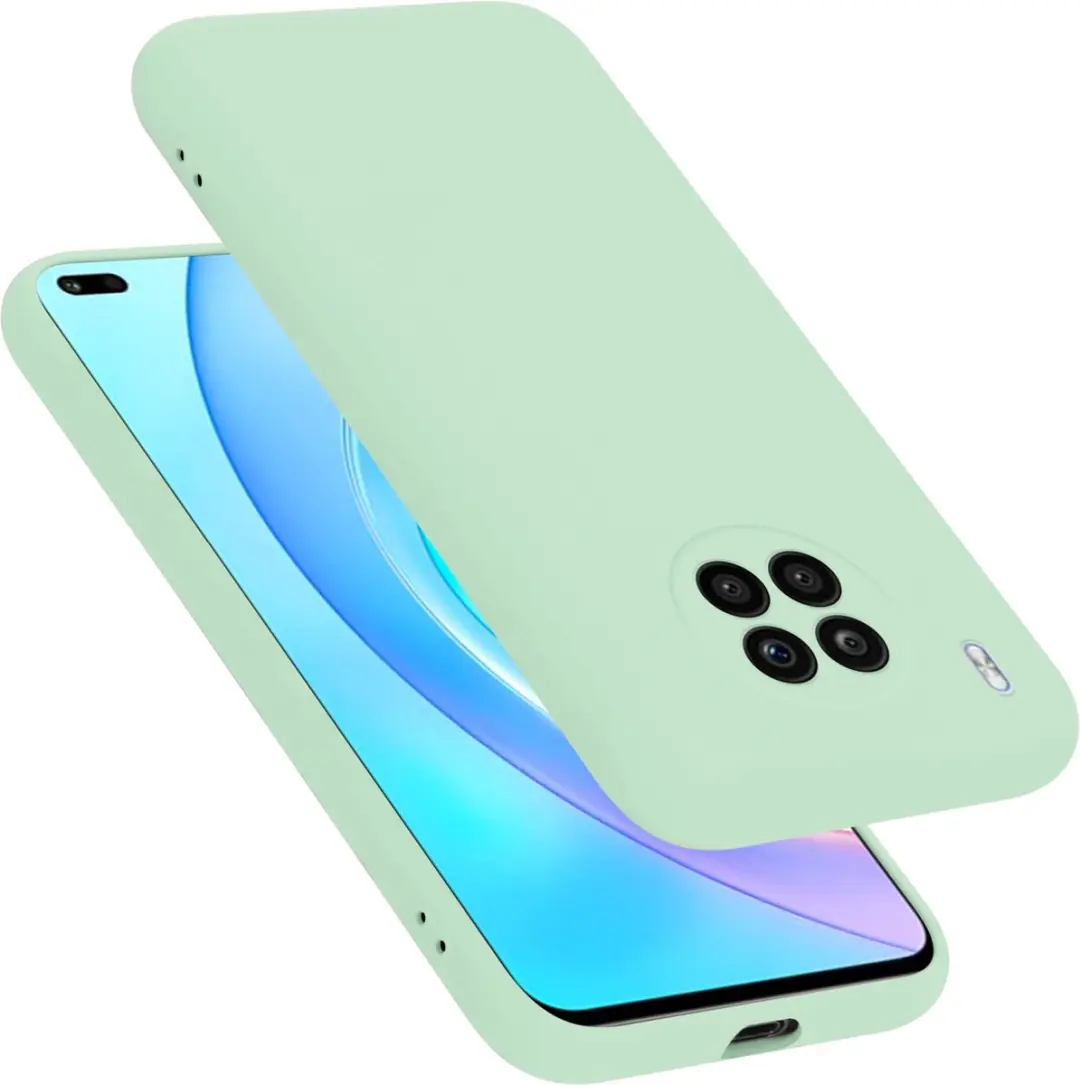 Cadorabo Hoesje geschikt voor Honor 50 LITE in LIQUID LICHT GROEN