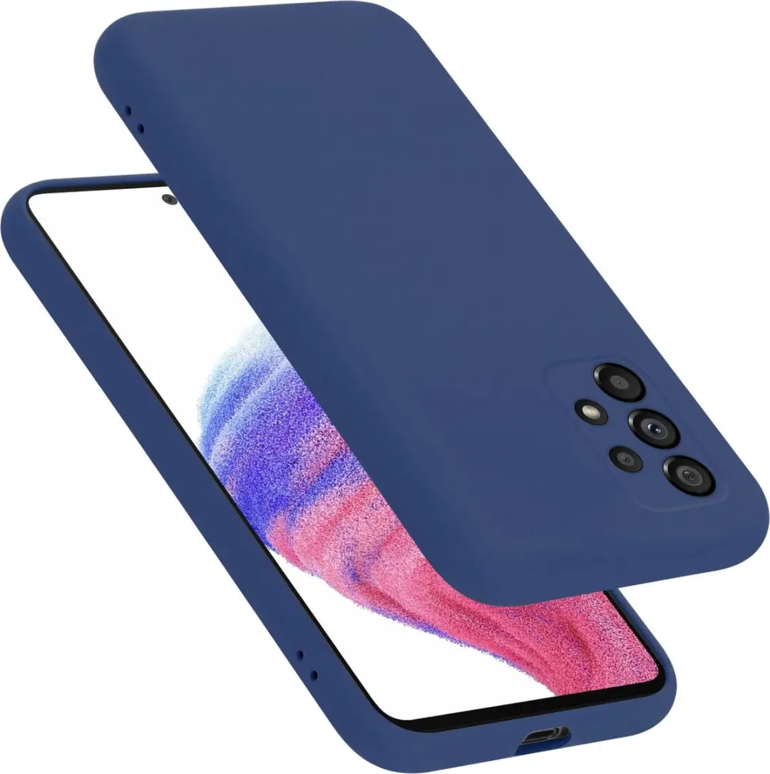 Cadorabo Hoesje geschikt voor Samsung Galaxy A53 5G in LIQUID BLAUW