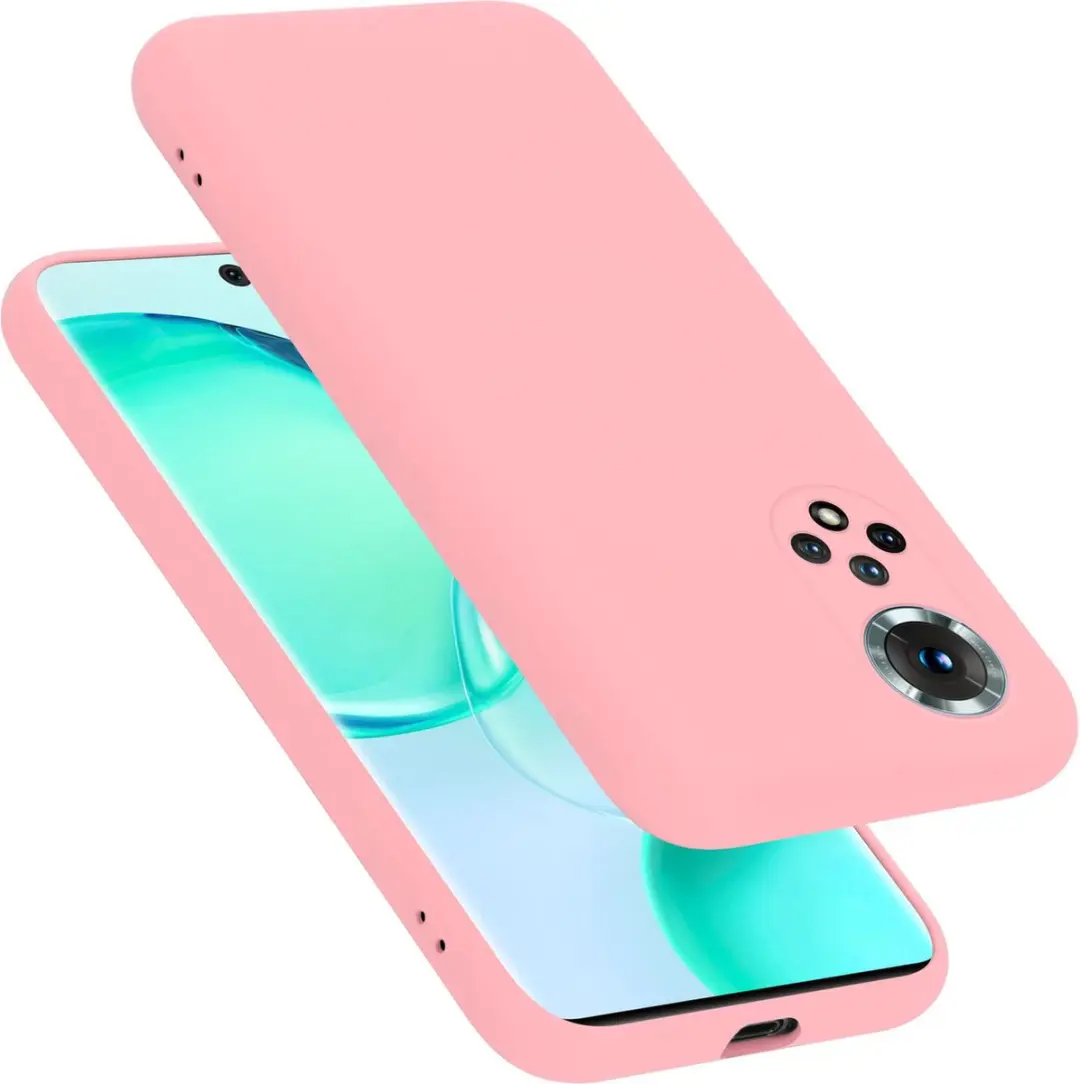 Cadorabo Hoesje geschikt voor Honor 50 / Huawei NOVA 9 in LIQUID ROZE - Beschermhoes gemaakt van flexibel TPU silicone Case Cover