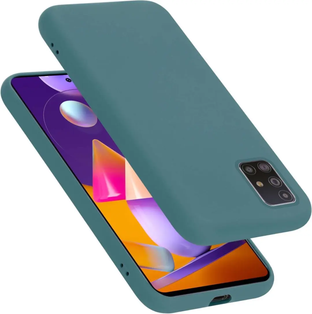 Cadorabo Hoesje geschikt voor Samsung Galaxy M31s in LIQUID GROEN