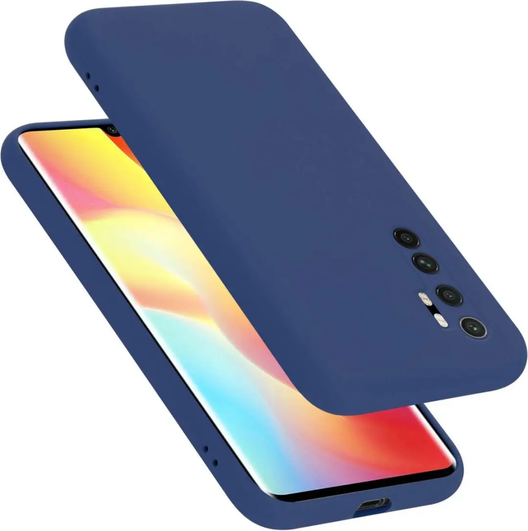 Cadorabo Hoesje geschikt voor Xiaomi Mi NOTE 10 LITE in LIQUID BLAUW