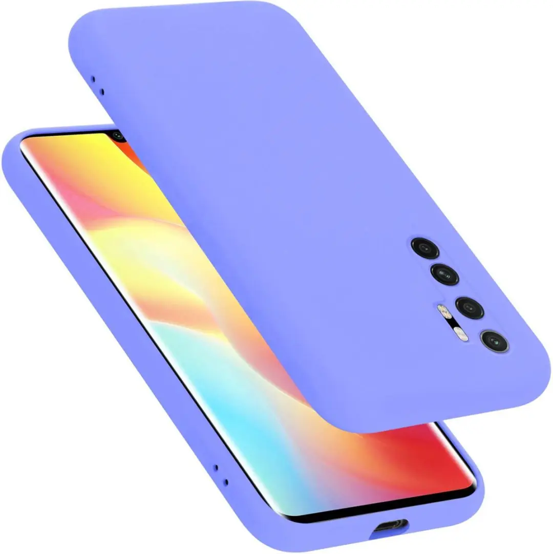 Cadorabo Hoesje geschikt voor Xiaomi Mi NOTE 10 LITE in LIQUID LICHT PAARS